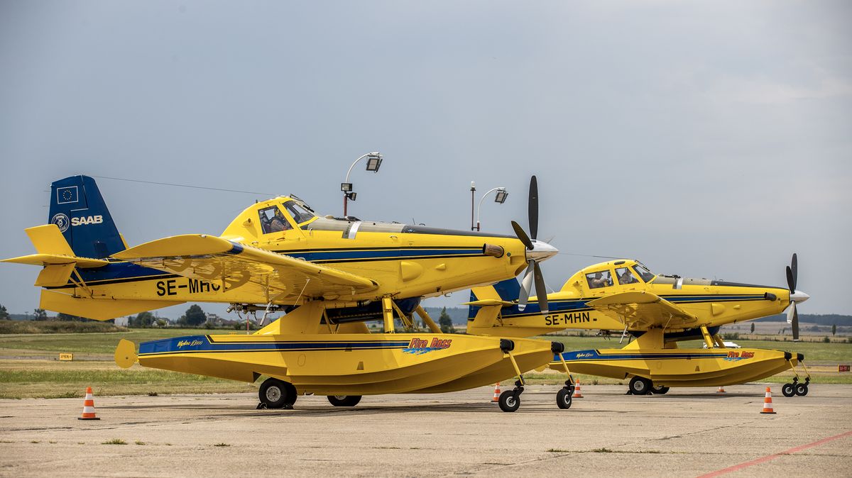 Italská hasicí letadla budou chybět. Švédská náhrada zaostává